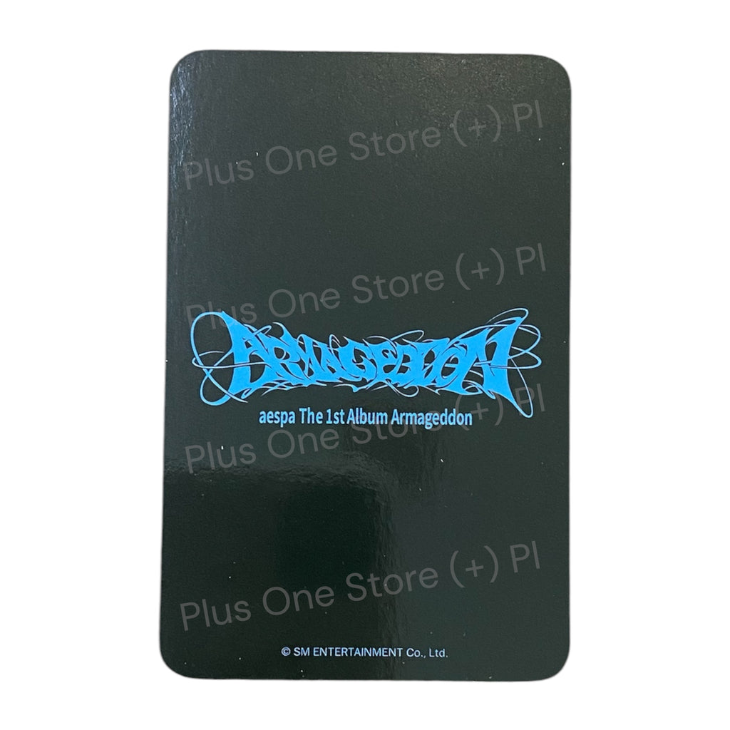AESPA - KARINA ARMAGEDDON EVERLINE OFFICIAL PRE ORDER PHOTOCARD