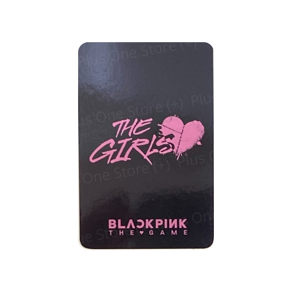 BLACKPINK - JISOO THE GIRLS (THE GAME OST) KTOWN4U POB EXCLUSIVE OFFICIAL PHOTOCARD