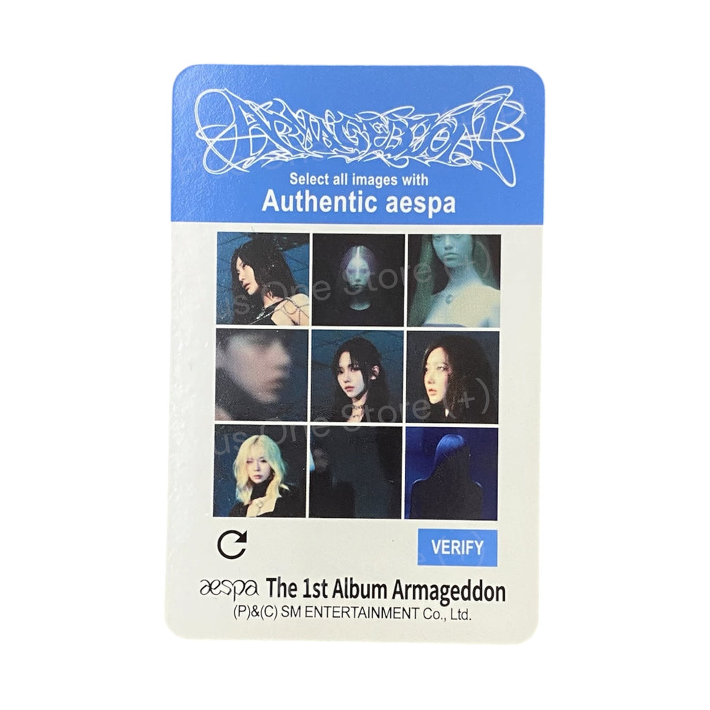 AESPA - KARINA ARMAGEDDON OFFICIAL PHOTOCARD (Zine Ver.)