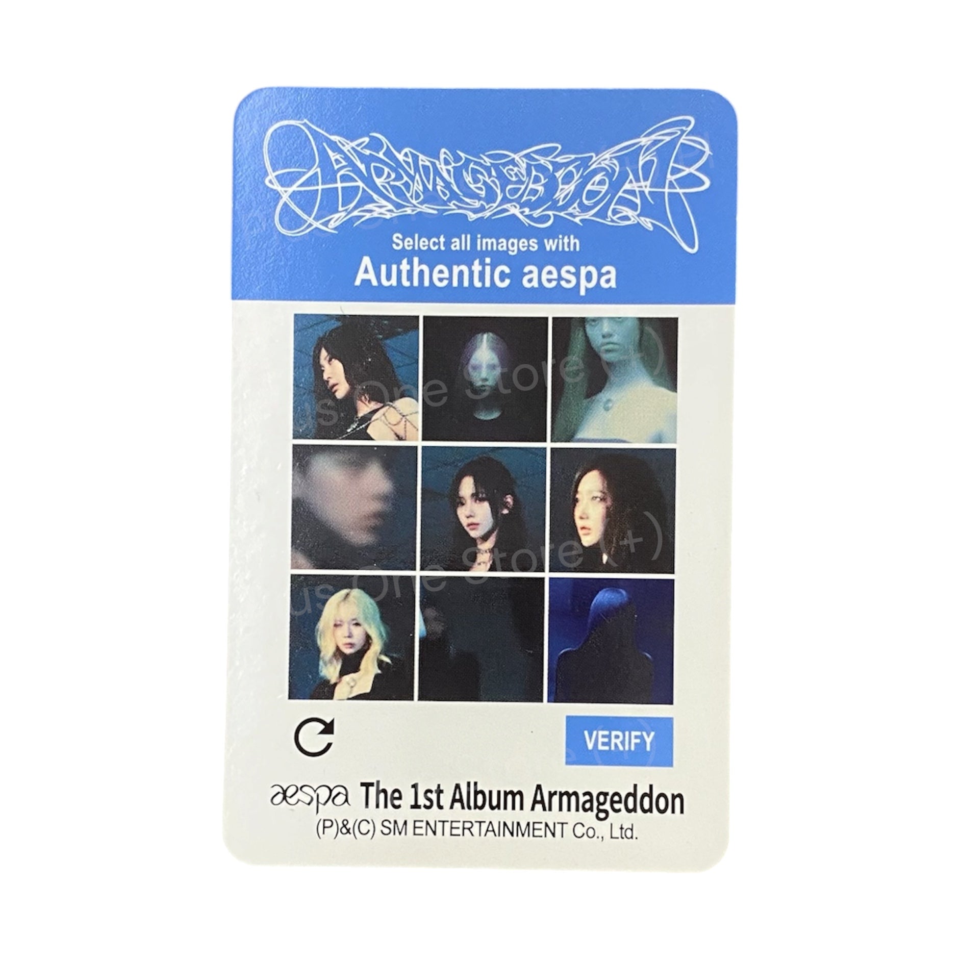 AESPA  - KARINA ARMAGEDDON OFFICIAL PHOTOCARD (Zine Ver.)