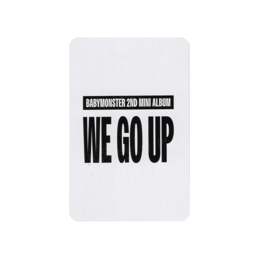 BABYMONSTER - AHYEON WE GO UP KTOWN4U OFFICIAL LUCKY DRAW PHOTOCARD