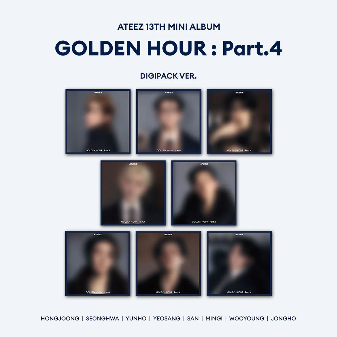 ATEEZ - GOLDEN HOUR: PART.4 (MEMBER DIGIPACK)