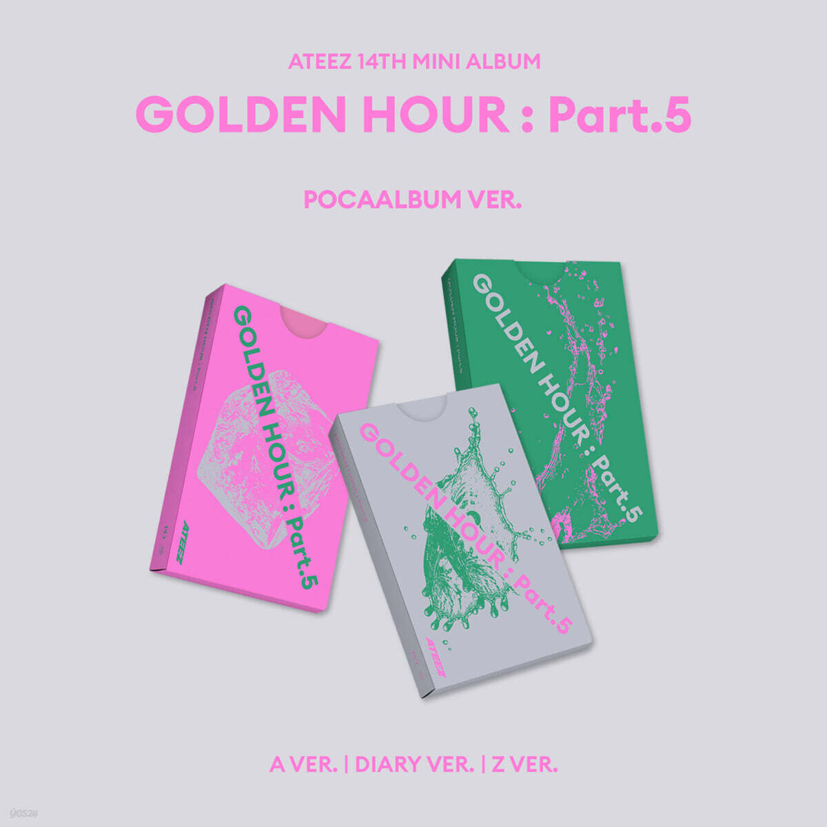 [Pre-Order] ATEEZ - GOLDEN HOUR : PART.5 (14th Mini Album) (POCAALBUM) + TOKTOQ Gift