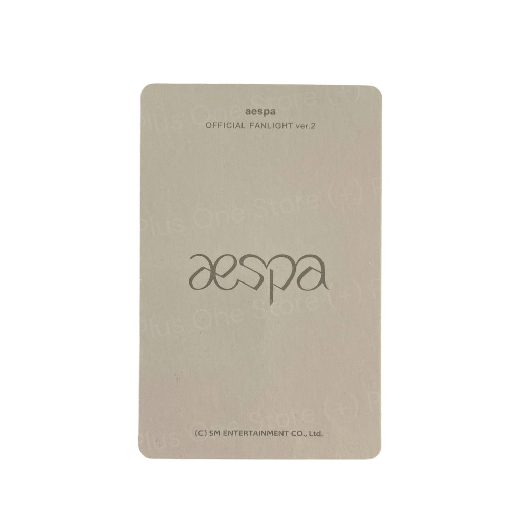 AESPA - WINTER OFFICIAL FANLIGHT PHOTOCARD (Ver. 2)