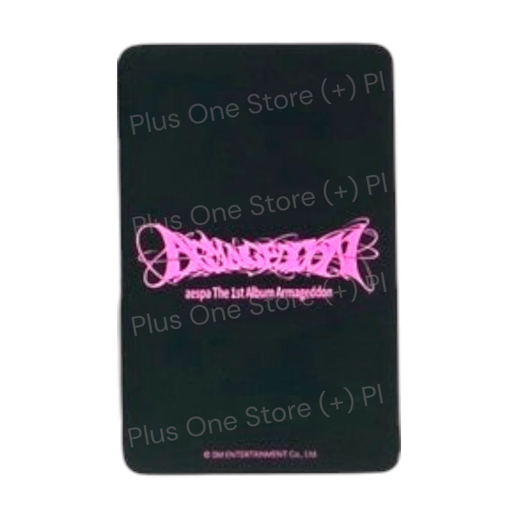 AESPA - NINGNING ARMAGEDDON EVERLINE OFFICIAL PRE ORDER PHOTOCARDS