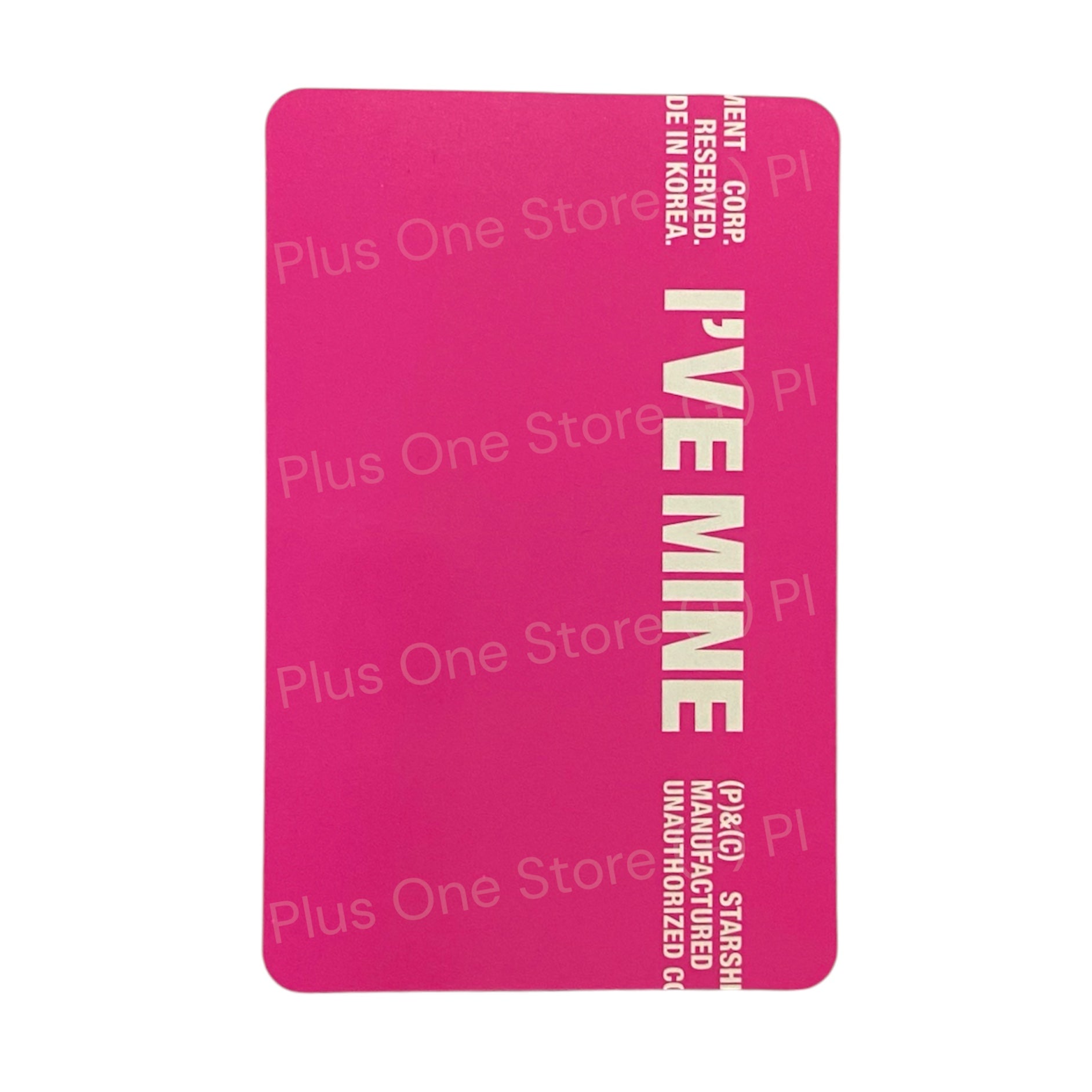 IVE - WONYOUNG I'VE MINE OFFICIAL PHOTOCARD (Digipack Ver.)