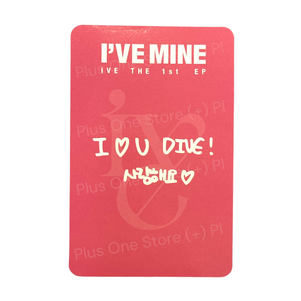IVE - WONYOUNG I'VE MINE OFFICIAL SOUNDWAVE PRE ORDER PHOTOCARD