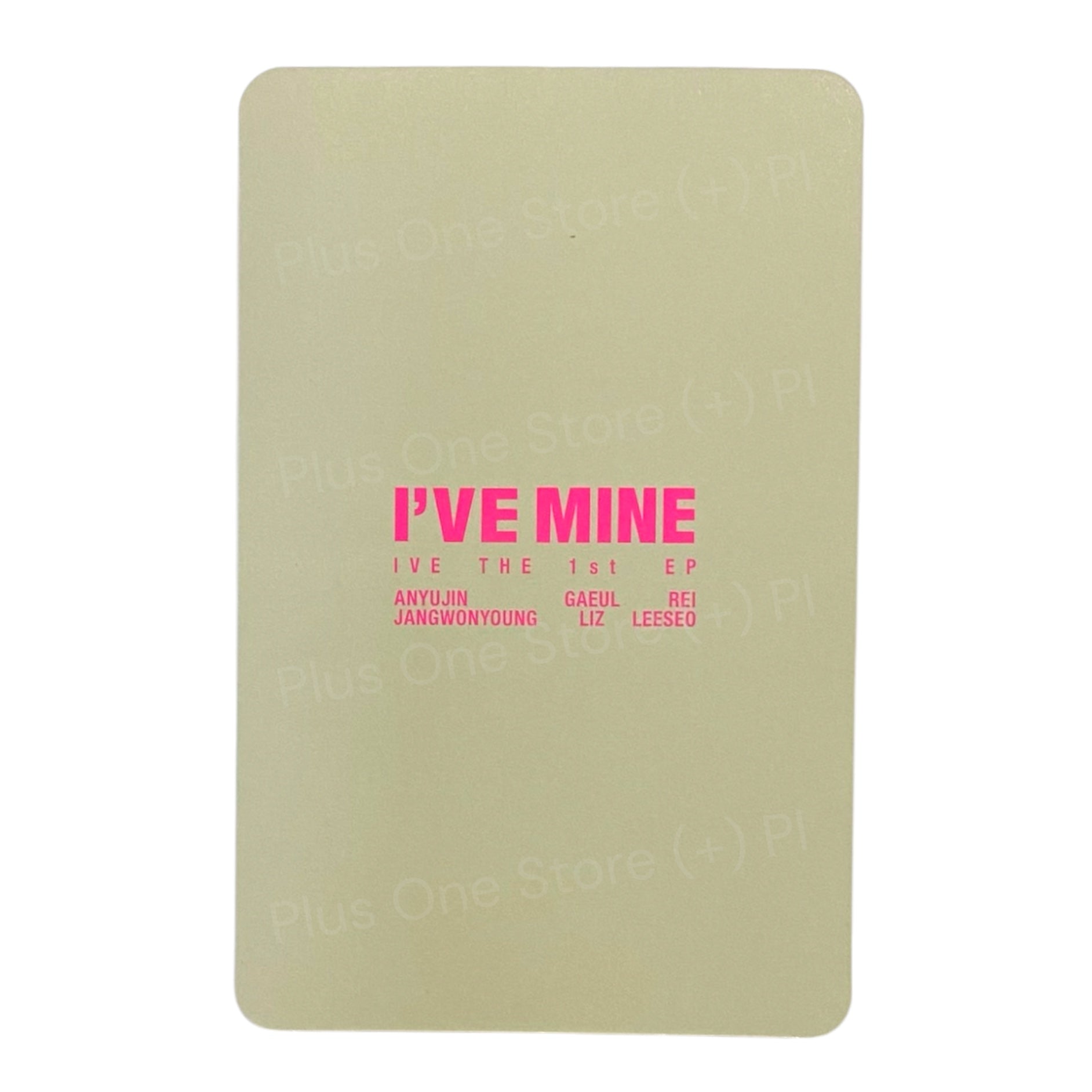 IVE - WONYOUNG I'VE MINE OFFICIAL PHOTOCARD (BADDIE VER.)