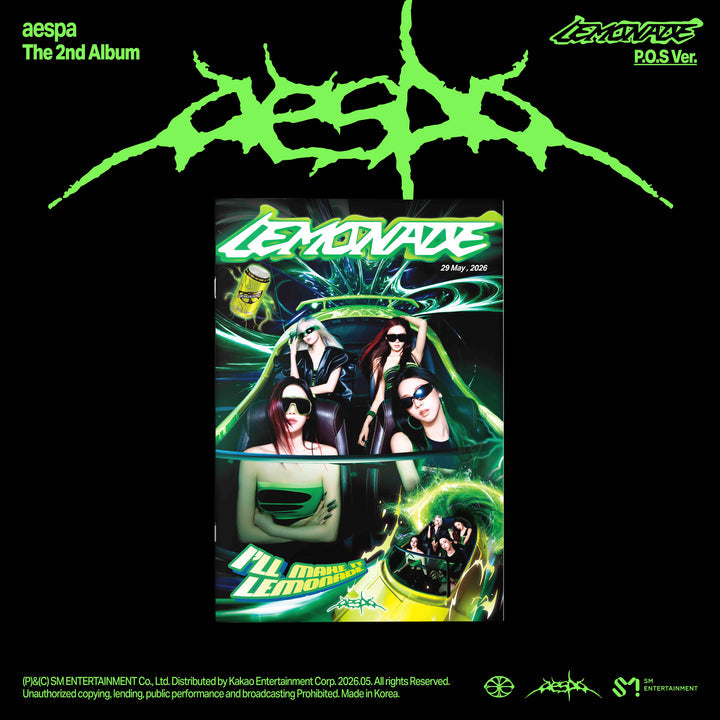 AESPA - LEMONADE (2nd Full Album) (P.O.S Ver.)