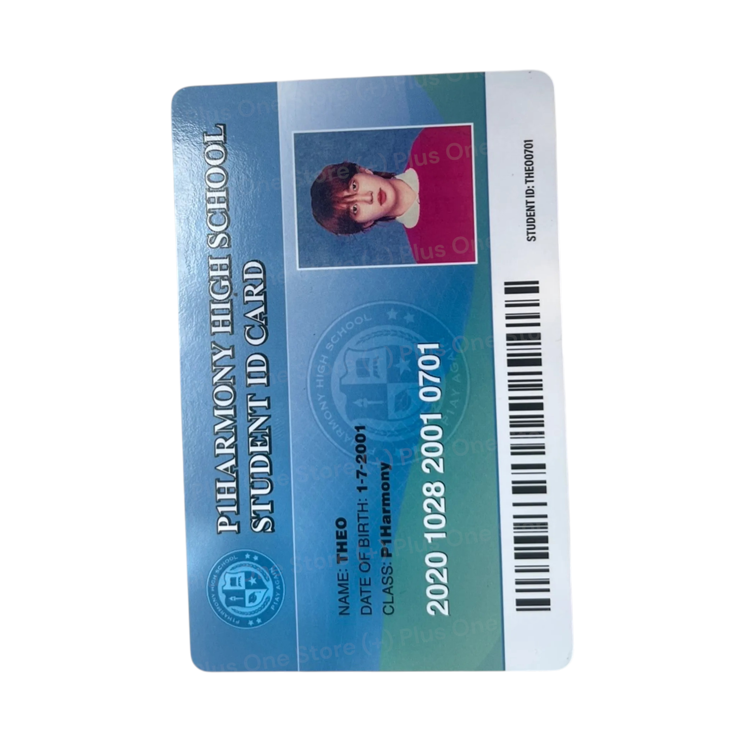P1HARMONY - THEO 4TH PHOTO BOOK P1AY AGAIN PHOTOCARD (ID CARD)