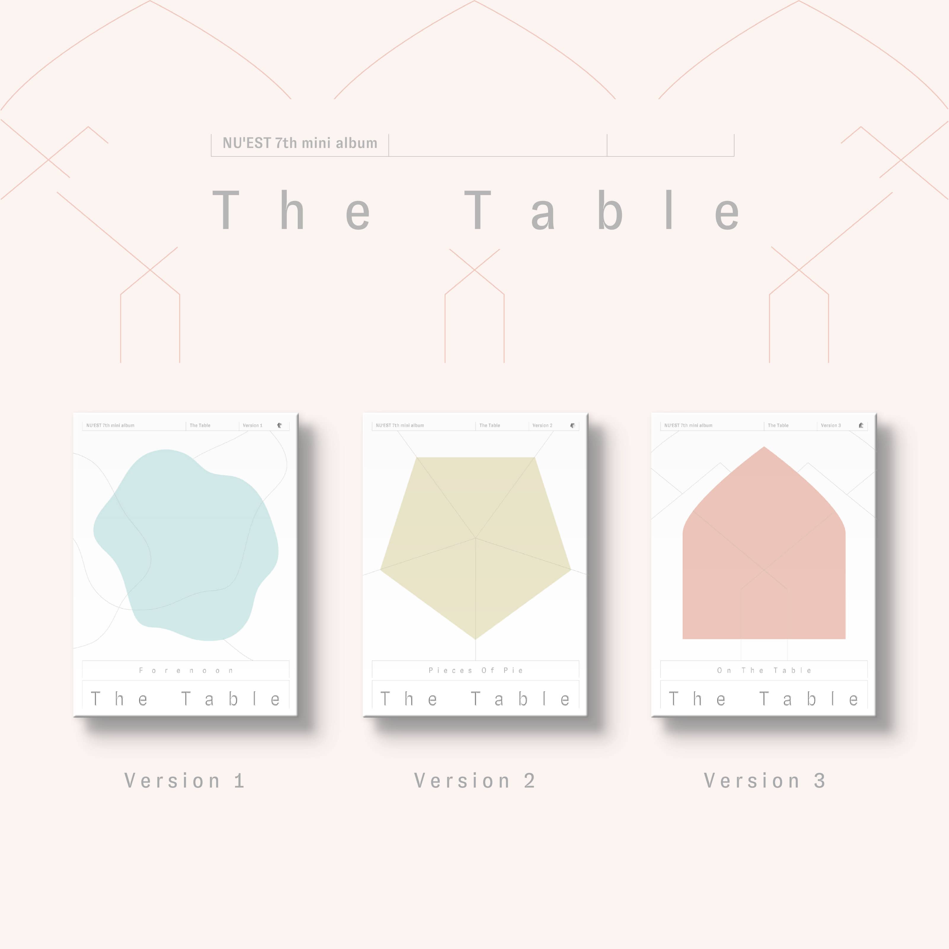 NU'EST - THE TABLE (7TH MINI ALBUM)