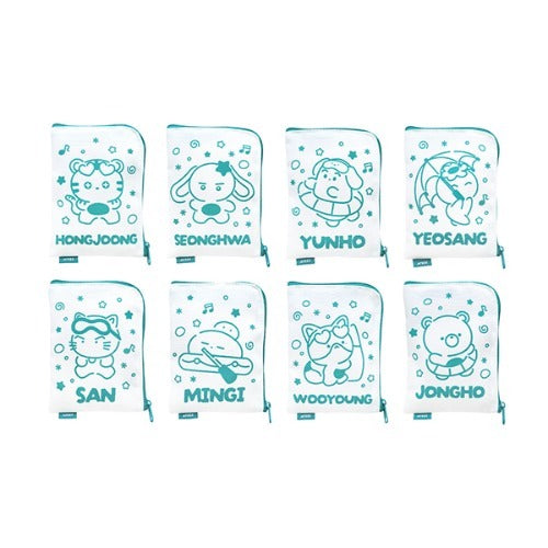 [Pre-Order] ATEEZ - ATEEZ 8TH ANNIVERSARY : BLUE DRIFT (MINI POUCH)