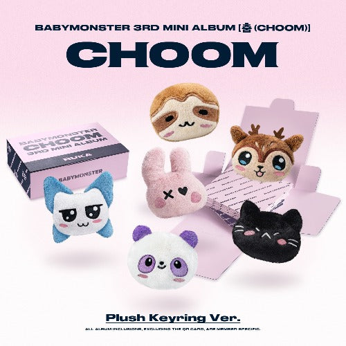 BABYMONSTER - CHOOM (3rd Mini Album)(Plush Keyring Ver.)