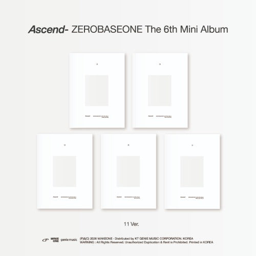 ZEROBASEONE - ASCEND- (6th Mini Album) (11 Ver.)