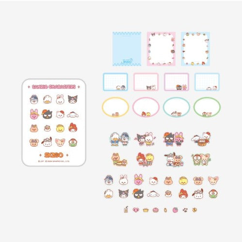SKZOO - SKZOO X SANRIO CHARACTERS MD [TIN CASE STICKY NOTE SET]